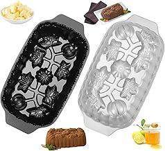 Forma de Bolo, Forma de Pao, Bolo Floral Formas, Pão de Favo de Mel Formas, Retangular, Cinza Prateado