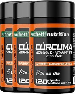 Kit 3 potes Curcuma em Capsulas 500mg Curcumina Longa 500mg Pura