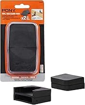 Pony Jorgensen 7456 Almofadas almofadadas (pacote com 4), pretas