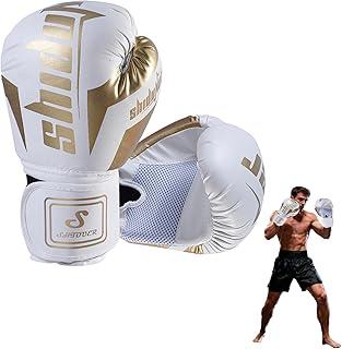 Luvas de Boxe com 5cm de Reforço na Área de Impacto,Design Respirável,3 Cores，Adequadas para Boxe,Taekwondo,Fitness e Treinamento - Unissex Adulto,par 1, 12oz