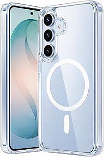 Capa Mag-Safe para Samsung [Galaxy S26] Capinha Slim Premium com [Proteção de Câmera] Magnetica Clear Case Transparente [Anti-Amarelamento], Compatível com MagSafe e Anti Impacto (6.3 Pol)