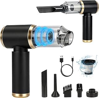 Soprador de Ar e Aspirador de Pó Portáteis 4 em 1 – 58000 RPM, Aspirador de Pó Portátil 2000mAh, USB Recarregável para Teclado, Carro, Eletrônicos e Escritório com 10% de desconto por R$ 162,00 na amazon
