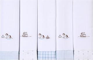 Papi Textil Cueiro Flanelado Bordados Papi 80Cm X 80Cm Contem 03 Un