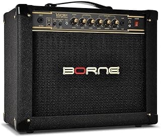 Amplificador Para Guitarra Borne Vorax 840 Studio Preto Conexão App Efeitos 40W