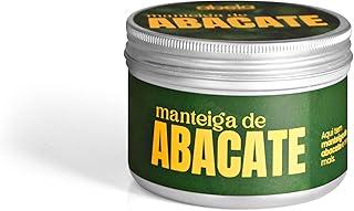 Manteiga Vegetal de Abacate Abela Cosmetics 100g Nutrição Capilar Profunda para Cabelos Secos e Danificados
