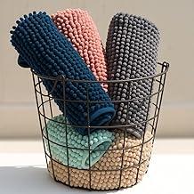 Tapete De Banheiro Bolinha Microfibra Antiderrapante Absorvente Macio Diversas Cores (Rosa)