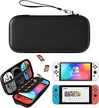Case de Proteção para Nintendo Switch, Estojo de Viagem com Compartimentos (preto)