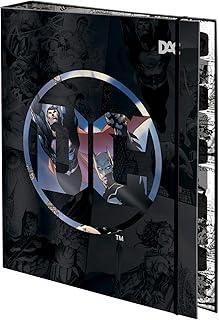 DAC - Caderno Argolado Universitário com 48 Folhas Fechamento em Elástico - DC Comics