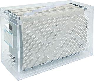 Caixa para Pastas, com 06 Pastas Suspensas Ecologicas, Cristal, Dello, Natural