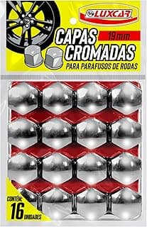 Luxcar - Capas Cromadas Para Parafusos De Rodas