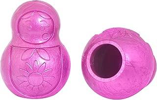 Mordedor Recheável Super Resistente Bonequinha Rosa Tamanho G para Cães