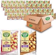 Kit 40 Snacks GOODSOY Peito de Peru 20x Churrasco 20x 25g