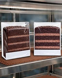 Embalagem Slice Cake Com Celofane Para Fatia De Bolo - 100 Un