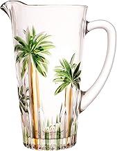 WOLFF - Jarra Palm Tree Handpaint 1,5L Cristal Ecológico
