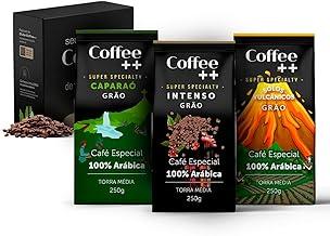Kit 3 Pacotes Café Especial em Grãos Coffee Mais Caparaó, Solos Vulcânicos e Intenso - 3 x 250 Gramas