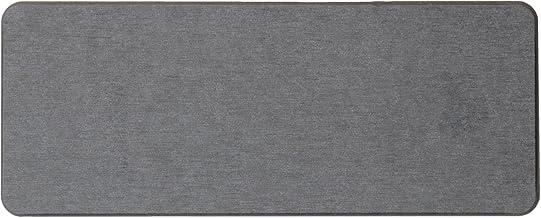 LYOR - Bandeja Retangular Absorvente para Pia 25cm x 10cm Cinza Escuro Pedra Diatomita