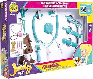 Kit Médica Veterinária Infantil Judy com Acessórios e Cachorrinho – Samba Toys