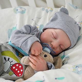 Bebê Reborn Boneco de Silicone Menino Levi Realista Pintado 48cm Presentes para Meninas