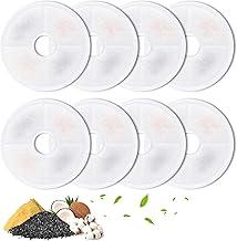 Conjunto 8 Filtros Refil Fonte Bebedouro Gatos Cães Pet, Esponjas de pré-filtro de reposição para bebedouro de gato para animais de estimação