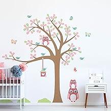 Adesivo de Parede Infantil Árvore Coruja Baby