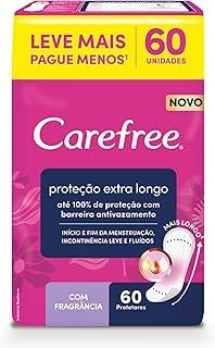 CAREFREE® Protetor Diário Proteção Extra Longo Com Fragrância 60 unidades