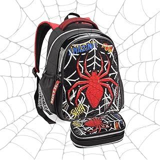 Mochila Infantil Escolar Costas Grande Menino Com Estojo Duplo Be A Hero Game Speed 2 Divisórias Bolsos Laterais Porta Garrafas