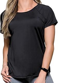 Camiseta Dry Fit Feminina Soltinha Academia Esportiva Selene
