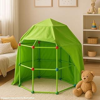 Barraca Infantil Cabana Tenda Facil de Montar Toca Casinha Menino Menina