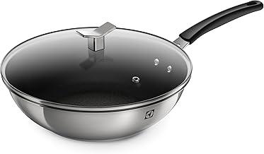 Electrolux Frigideira Wok com Tampa Aço Inox Antiaderente 28cm 3,6L