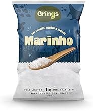 Sal Marinho Moído Iodado 1kg - Grings com 15.06% de desconto por R$ 7,56 na amazon