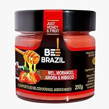 Just Honey & Fruits – Mel, Morango, Amora & Hibisco 250g – Bee Brazil | Sabor Doce e Floral | Apenas 4 Ingredientes | Sem Açúcares ou Aditivos