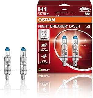 Lâmpada H1 Osram Night Breaker Laser com 13.35% de desconto por R$ 129,89 na amazon