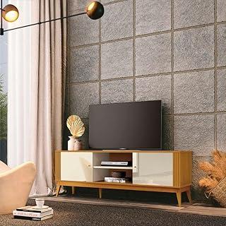 VIA NOSSA - Rack para Tv até 60 Polegadas 2 Portas Ripado Grécia 160cm