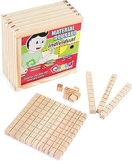 Carlu Brinquedos - Jogo para Aprender Matemática, 5+ Anos, 62 Peças, Color Multicolorido, 1106