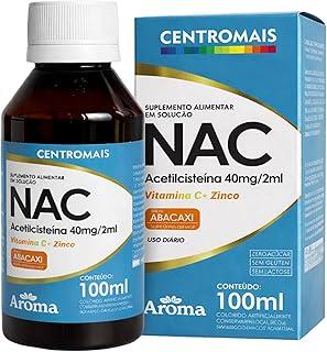 NAC CentroMais Acetilcisteína 40mg Alta Concentração Suporte Respiratório