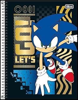 Caderno 01X1 Capa Dura Sonic 80Fls Pct Com 04 109226