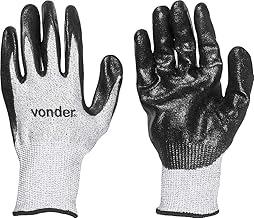 Vonder, Luva De Polietileno Com Fibra De Vidro, Resistente A Corte, Tamanho 10, Pnv 1010.