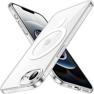 JETech Capa Magnética Fina para iPhone 17e (2026) / iPhone 16e Compatível com MagSafe, Proteção Total da Lente da Câmera, Case Protetora Minimalista Transparente e Capinha Leve Ultrafina (Claro)