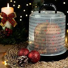 Porta Panetone Chocotone Natal Decorado Plástico Plasútil