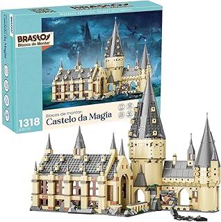 Conjunto de Blocos de Montar Construção Sala Mágica (Magic Hall) - Castelo Criativo, Brinquedo Modelo Colecionável