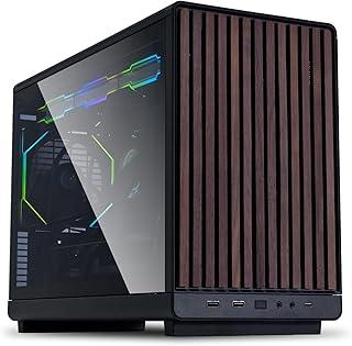 Gabinete Lian Li A3 Micro ATX Wood Edition Preto com Lateral em vidro Temperado A3-MATX-WDG BLACK