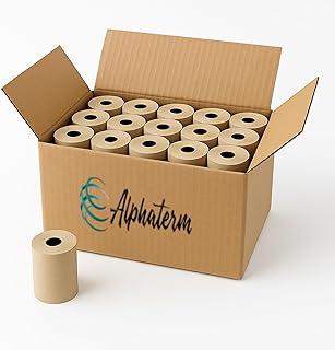 Bobina Térmica Alphaterm 80x40 Papel Reciclado Cupom Fiscal PDV Sustentável Ecológico Caixa com 5 Rolos