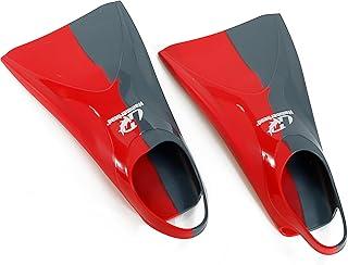 Nadadeira de Silicone Premium Fins, Hammerhead, Unissex, Cinza/Vermelho, PP
