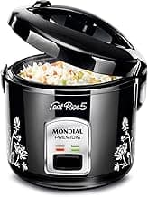 MONDIAL Panela De Arroz Fast Rice 5 Premium, Preto, 400W, 220V - NPE-08-5X