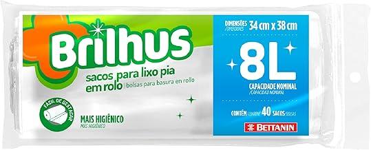 Brilhus - Saco para Lixo de 8 Litros para Lixeira de Pia, Bettanin