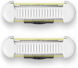 Lâmina de Reposição Philips OneBlade Skin Protect - para Aparador e Barbeador Elétrico OneBlade Intimo, pacote duplo, QP229/52