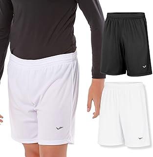 Kit 2 Short INFANTIL Elite Bermuda Meninos Futebol Malha Dry Fit Fitness