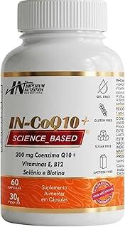 Coenzima Q10 200 mg, Vitaminas E, B12, Selênio e Biotina) Máxima Absorção: 60 Cápsulas - IN-CoQ10+ Ativos Imperium Nutrition
