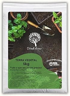 Terra Vegetal 5kg - Solo Rico em Matéria Orgânica - Pronta para Plantio - Ecológico