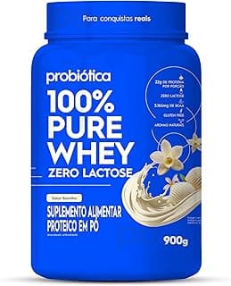 100% Pure Whey Zero Lactose (900g), Baunilha, Probiótica